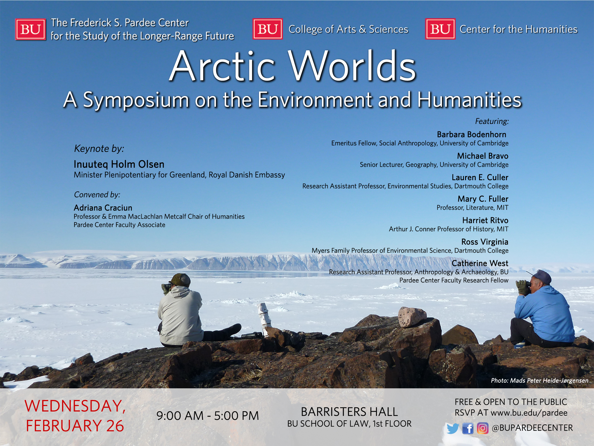 MIT's Professor Fuller to present @ 2/26 Arctic Worlds BU Conference