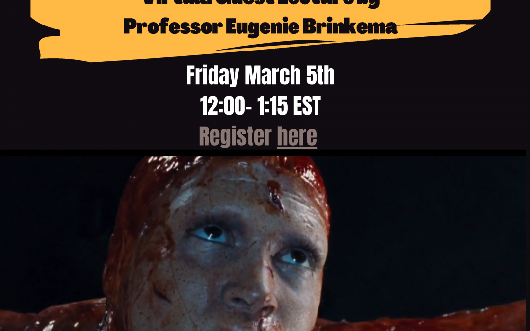 MCM Graduate Speaker Series presents Professor Eugenie Brinkema, “The Violence of Fascination: on Martyrs, Metaphysics, and Form”
