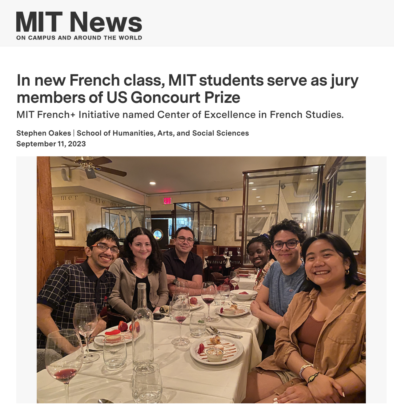 LIT@MIT | LITERATURE AT MIT
