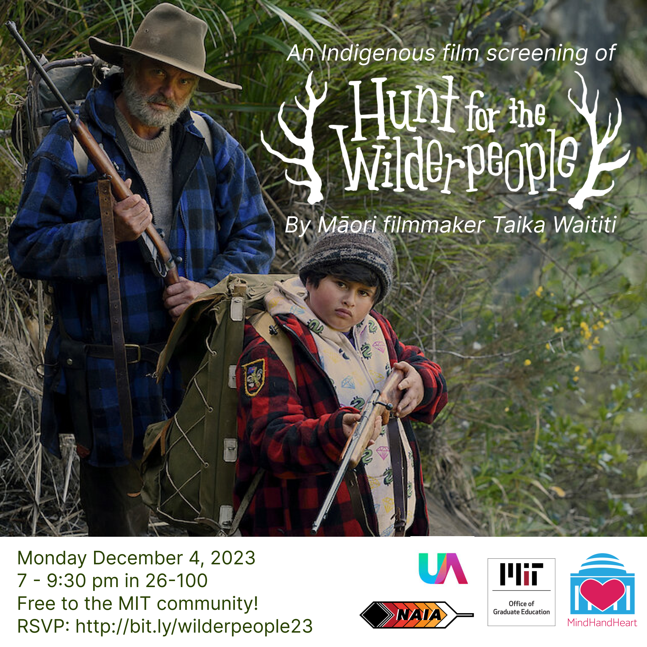 Mon, Dec 4th @ 7-9P | Film screening “Hunt for the Wilderpeople”