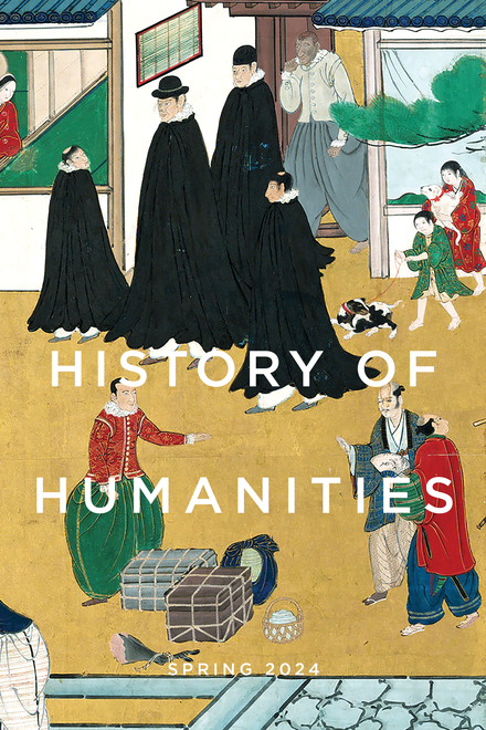 University of Chicago Press announces Spring 2024 History of the Humanities, Intro & Article by Prof Wiebke Denecke