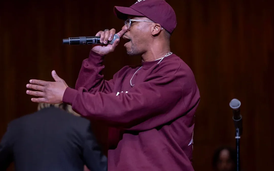 May 2nd | Artfinity presents, GHOTIING #1: The Art Of MIT—Lupe Fiasco with the MIT Festival Jazz Ensemble