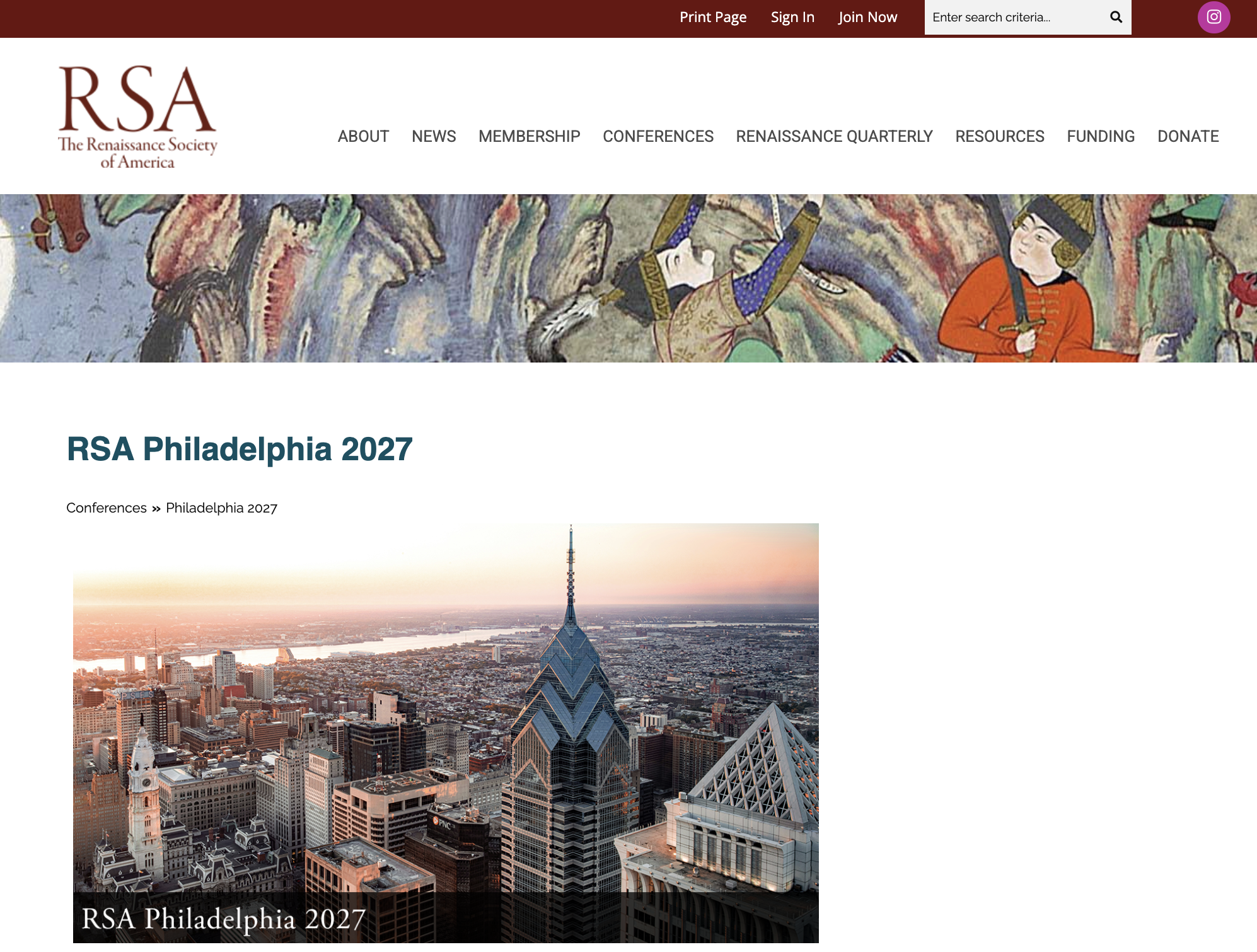 March 11-13  | Renaisance Society of America 2027 Conference: Stephanie Seed presents, “Cheeshahteaumauk’s Latin”